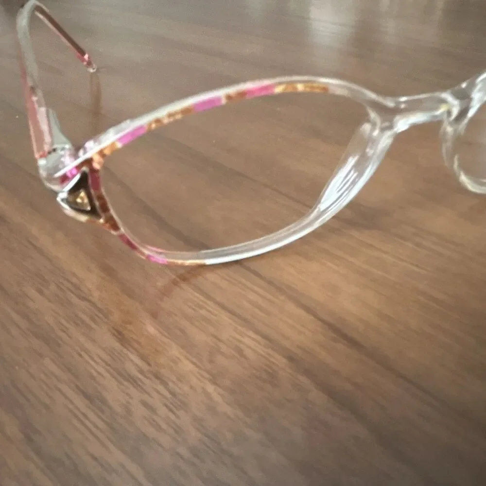 Jubilee 5675 Eyeglasses Frames Burgundy /Marble 50-17-135 pre owned
